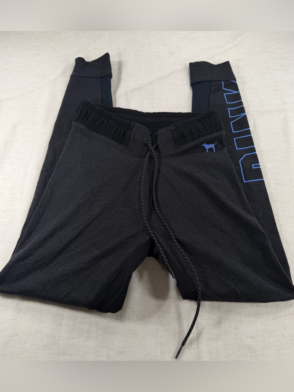 Pink Victoria's Secret PINK Black Logo Sweatpants
